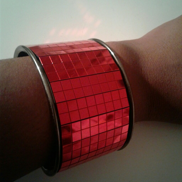 Costume Jewelry Jewelry - Red Cuff Bracelet Statement Piece UNIQUE